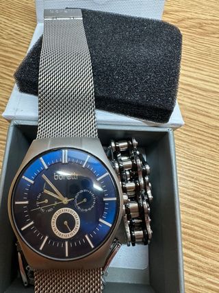 Borelli - Reloj azul y plata