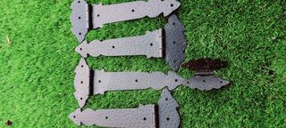 Visagras negras decorativas - 5 uds