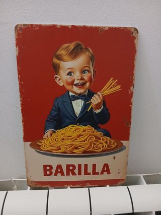 Placca Barilla retrò  