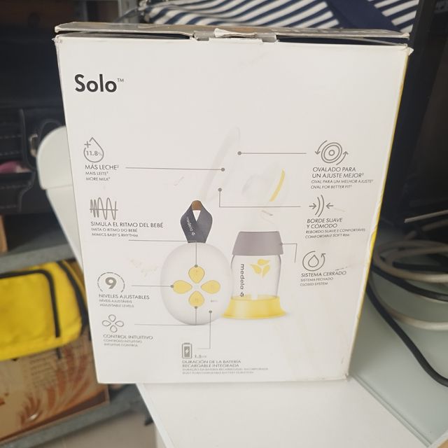 Sacaleches Medela Solo™: Simple y fácil