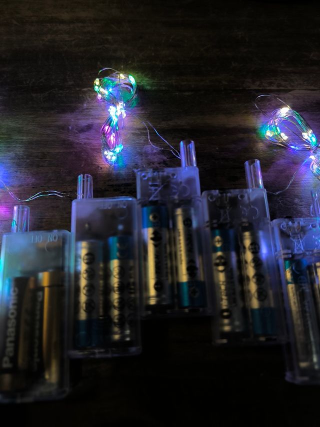 Luces LED multicolor - 7 juegos