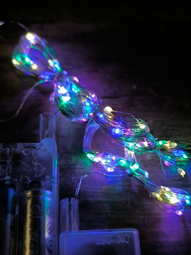 Luces LED multicolor - 7 juegos