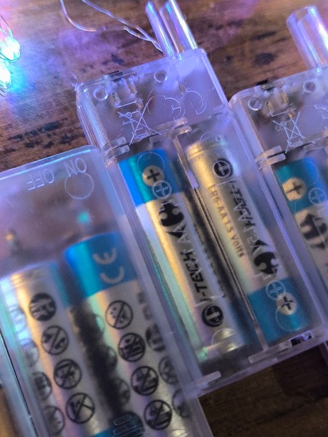 Luces LED multicolor - 7 juegos