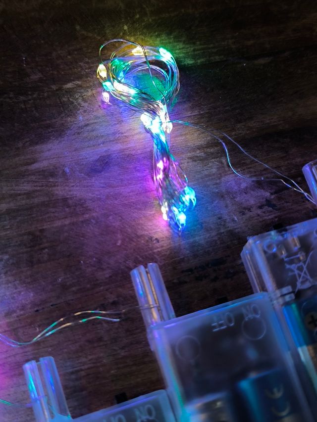 Luces LED multicolor - 7 juegos