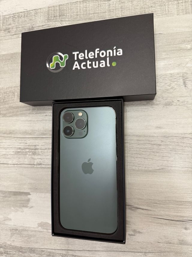 iPhone 13 Pro Max 256g verde 90% factura