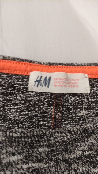 Jersey H&M niña gris - Talla 4A
