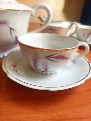 Juego café vintage porcelana