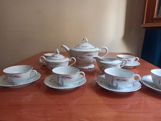 Juego café vintage porcelana