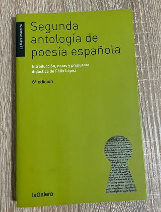 Segunda antología poesía española