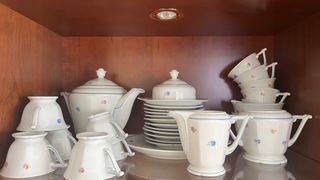 Juego té café porcelana