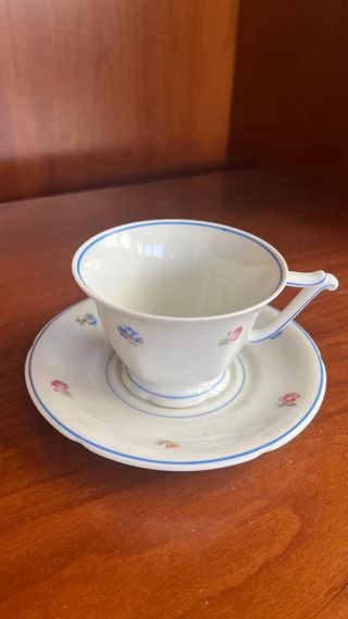 Juego té café porcelana