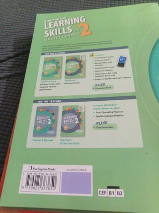 Burlington learning skills for Bachillerato 2