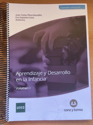 Libros de primero de Educación Infantil UNED