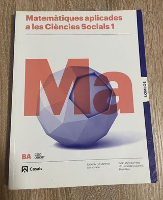 Matemáticas aplicadas Ciencias Sociales 1