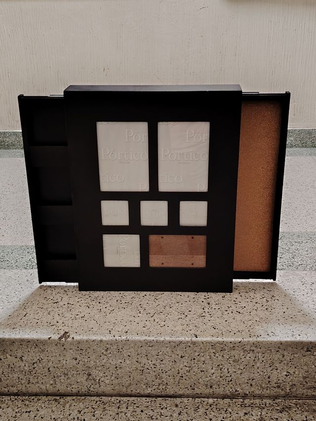 Marco de fotos  de madera multifuncional. Pórtico