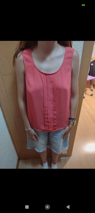 Camiseta rosa Zendra talla M