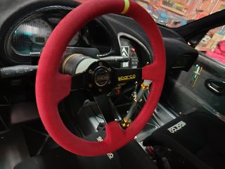 Volante Sparco Rally - Rojo