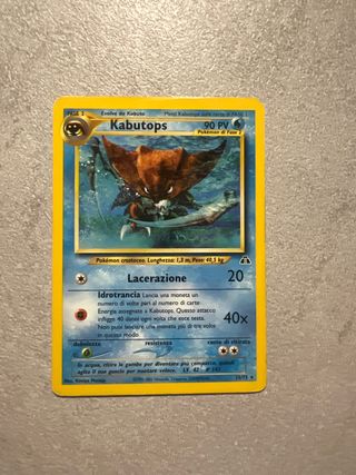 Kabutops (1995-2001) - Carta Pokémon