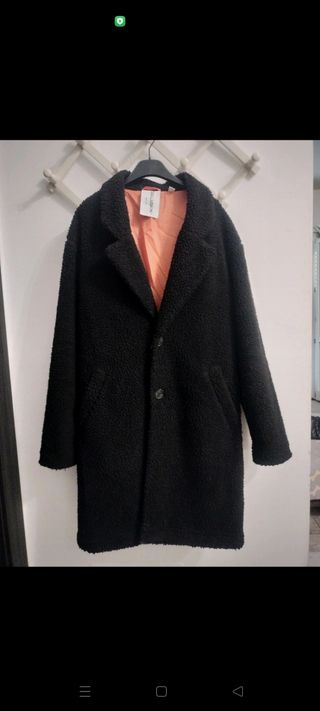 Cappotto Teddy Collusion nero