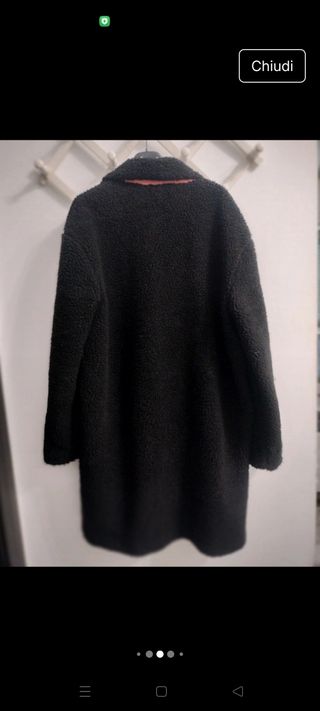 Cappotto Teddy Collusion nero