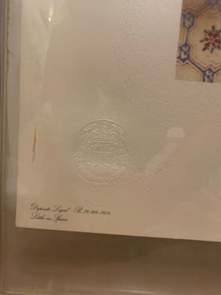 Litografía Arte Chino - Palacio Aranjuez