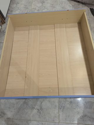 Cajones cama infantiles - azul y morado