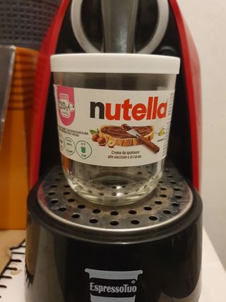 Bicchiere Nutella 220g come nuovo con etichetta