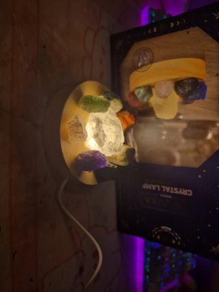 Lámpara Deluxa Mystic: Cristales meditación