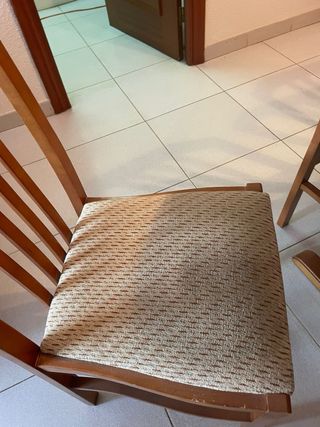 OFERTA!!: Mesa ovalada madera + 6 sillas