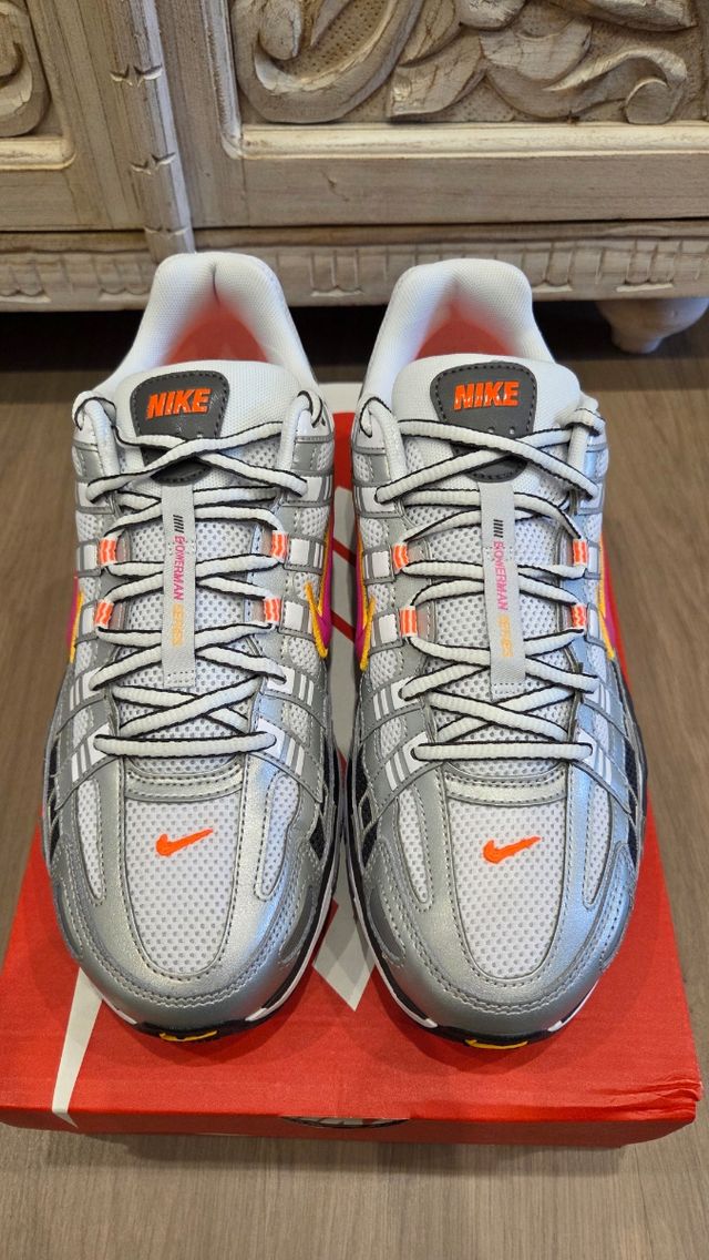 Zapatillas Nike P-6000  fucsia-plata 