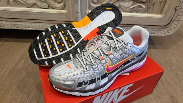 Zapatillas Nike P-6000  fucsia-plata 