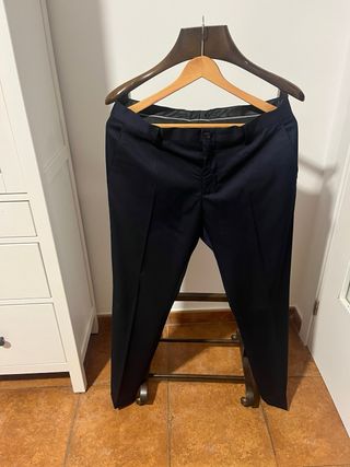 Traje Zara Man azul marino