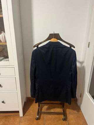 Traje Zara Man azul marino