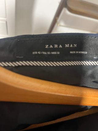 Traje Zara Man azul marino