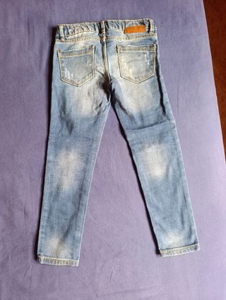Jeans niña - Azul - Rotos talla5/6