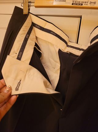 Pantalones traje hombre Dustin negros