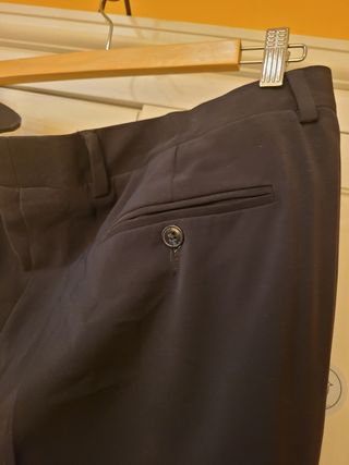 Pantalones traje hombre Dustin negros