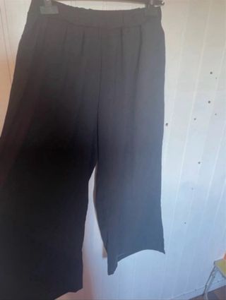 Pantalones palazzo negros