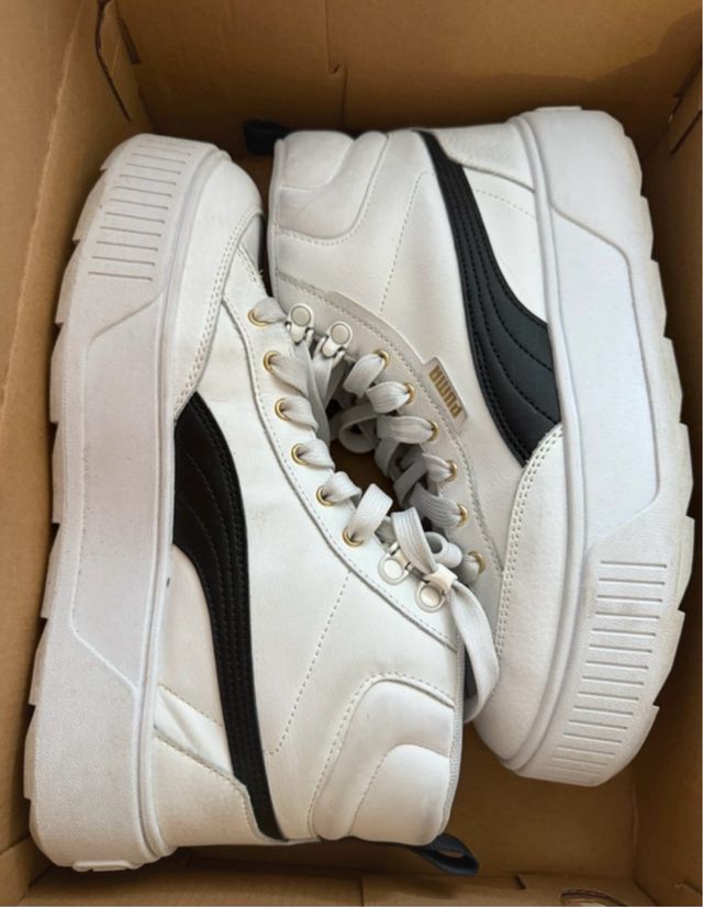 Puma - zapatillas blancas y negras