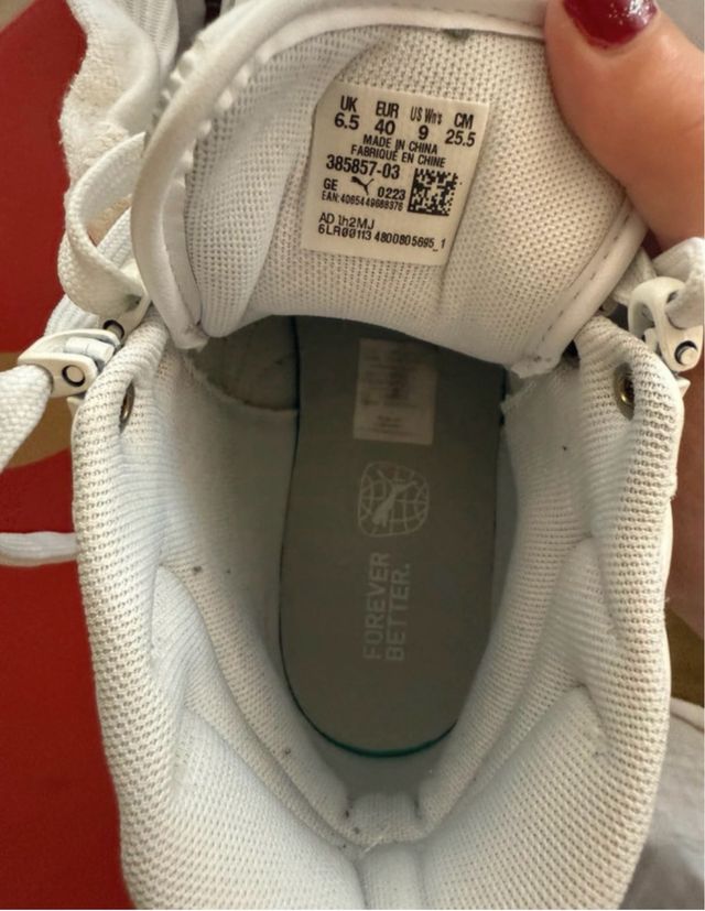 Puma - zapatillas blancas y negras