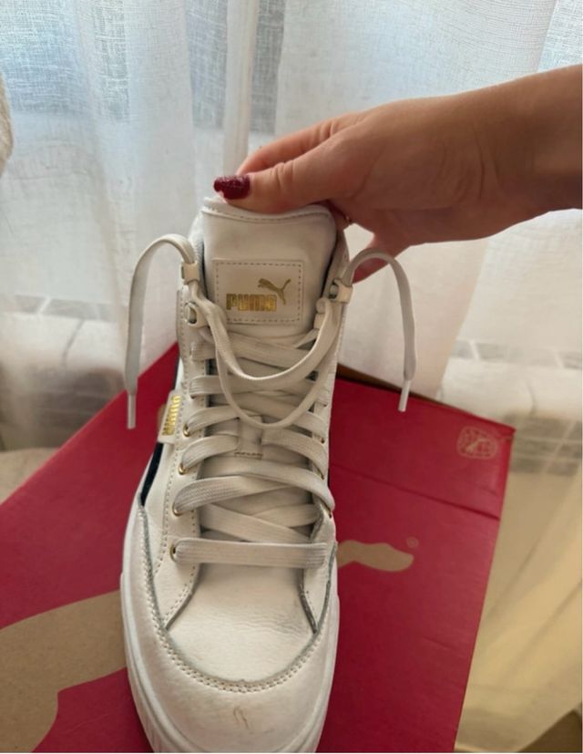 Puma - zapatillas blancas y negras