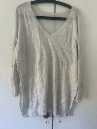 Jersey Zara gris - Talla L
