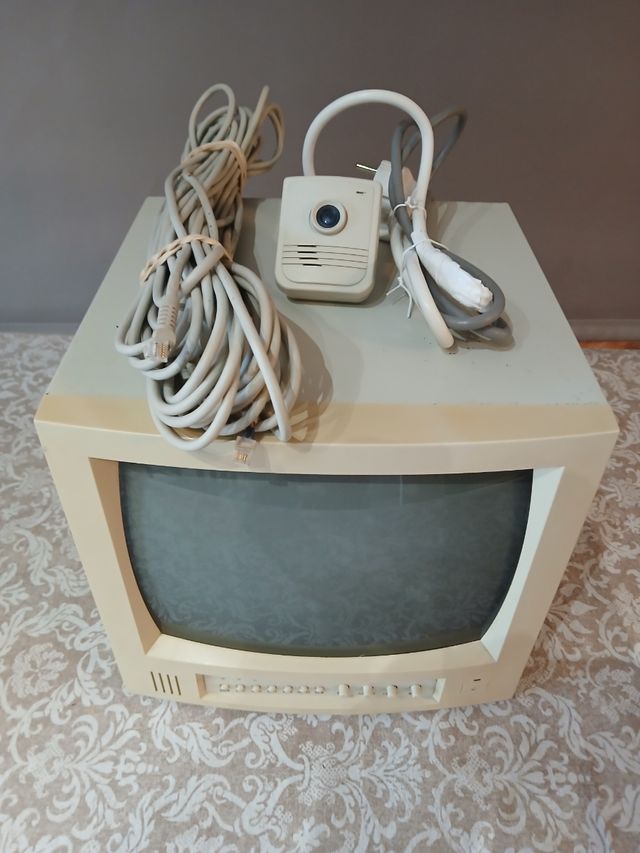 Monitor CRT vigilancia - Monitor + camara y cable