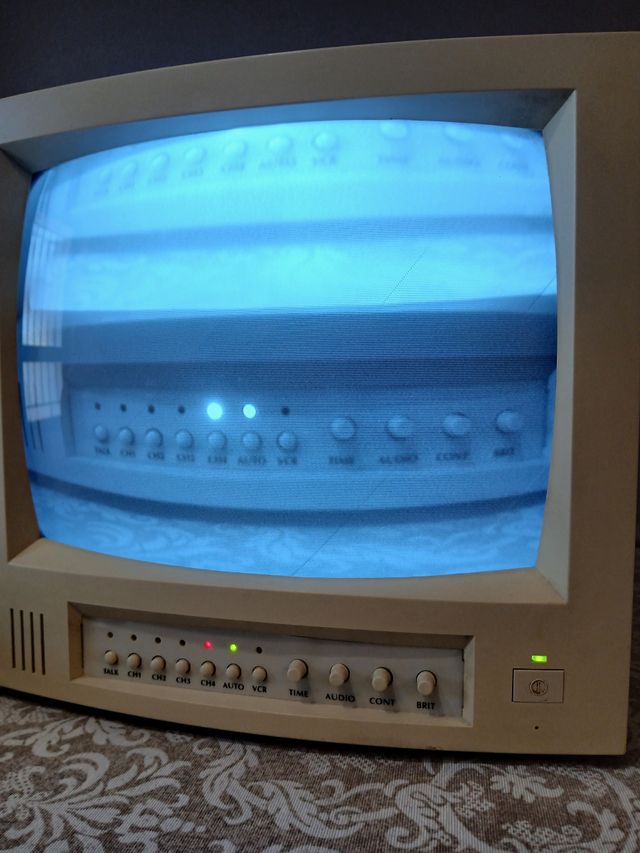 Monitor CRT vigilancia - Monitor + camara y cable