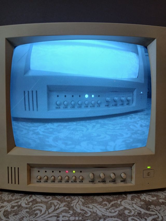 Monitor CRT vigilancia - Monitor + camara y cable