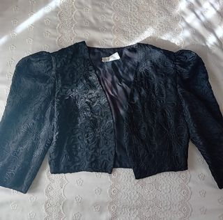 Bolero negro de fiesta 