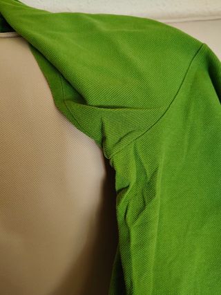 Polo Lacoste manga larga verde XXL