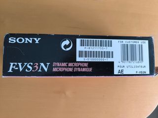 Microfono Sony F-VS3N Vintage