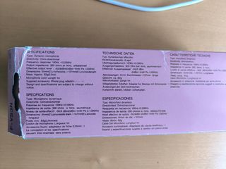 Microfono Sony F-VS3N Vintage