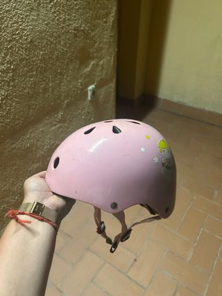 Casco bici rosa 48-52cm